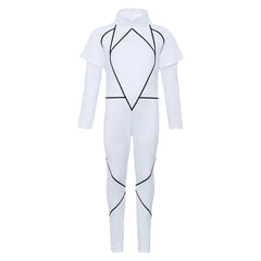 Kids Children Stranger Things (2026) Kali Prasad White Jumpsuit Outfits Cosplay Costume