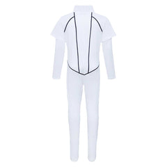 Kids Children Stranger Things (2026) Kali Prasad White Jumpsuit Outfits Cosplay Costume