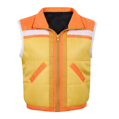 Kids Children Stranger Things: Tales From '85 (2026) Dustin Henderson Yellow Vest Jacket Outfits Cosplay Costume