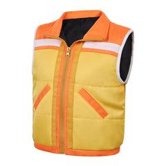 Kids Children Stranger Things: Tales From '85 (2026) Dustin Henderson Yellow Vest Jacket Outfits Cosplay Costume