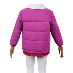 Kids Children Stranger Things: Tales From '85 (2026) Eleven Purple Jacket Outfits Cosplay Costume