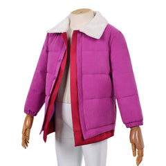 Kids Children Stranger Things: Tales From '85 (2026) Eleven Purple Jacket Outfits Cosplay Costume