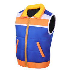 Kids Children Stranger Things: Tales From '85 (2026) Mike Wheeler Blue Vest Jacket Outfits Cosplay Costume 