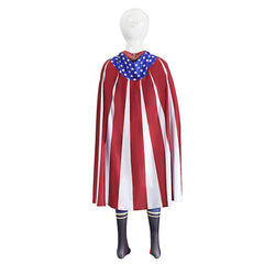 Kids Children The Boys Homelander Blue Jumpsuit Cloak Outfits Cosplay Costume