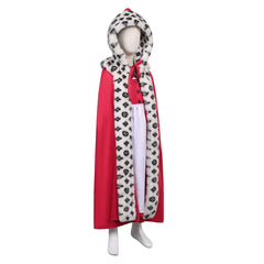 Kids Children The Snow Queen 1967 Gerda Red Dress Cloak Set Outfits Cosplay Costume 