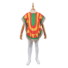 Kids Children The Super Mario Galaxy Movie (2026) Tostarenans Yellow Cape Cloak Outfits Cosplay Costume
