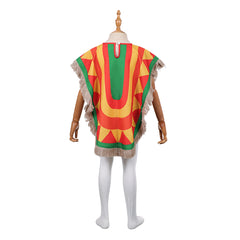 Kids Children The Super Mario Galaxy Movie (2026) Tostarenans Yellow Cape Cloak Outfits Cosplay Costume
