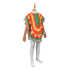Kids Children The Super Mario Galaxy Movie (2026) Tostarenans Yellow Cape Cloak Outfits Cosplay Costume