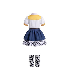 Kids Children Toy Story (2026) Jessie Blue Dress Cowgirl Set Outfits Cosplay Costume 