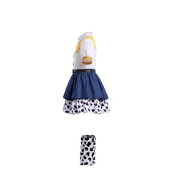 Kids Children Toy Story (2026) Jessie Blue Dress Cowgirl Set Outfits Cosplay Costume 