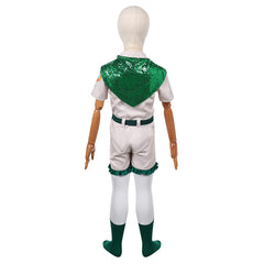 Kids Children Troop Beverly Hills Scouts Green Uniform Set Outfits Cosplay Costume