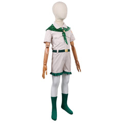 Kids Children Troop Beverly Hills Scouts Green Uniform Set Outfits Cosplay Costume