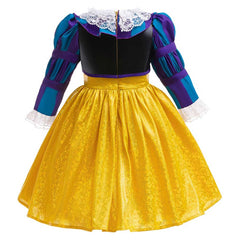 Kids Children TV It 1990 Pennywise Yellow Dress Outfits Cosplay Costume Halloween Carnival Suit 