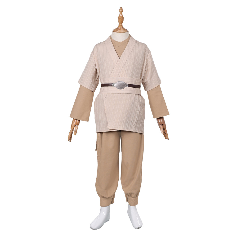 Kids Children TV The Acolyte Padawan Jedi Outfits Cosplay Costume Halloween Carnival Suit 