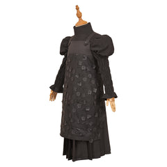 Kids Children Wicked: For Good (2025) Elphaba Black Shirt Overall Dress Outfits Cosplay Costume 