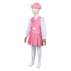 Kids Children Wicked: For Good (2025) Glinda Tour Parade Pink Set Outfits Cosplay Costume