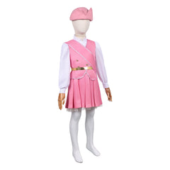 Kids Children Wicked: For Good (2025) Glinda Tour Parade Pink Set Outfits Cosplay Costume