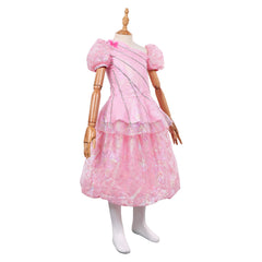 Kids Children Wicked: For Good (2025) Glinda Young Pink Skirt Set Outfits Cosplay Costume