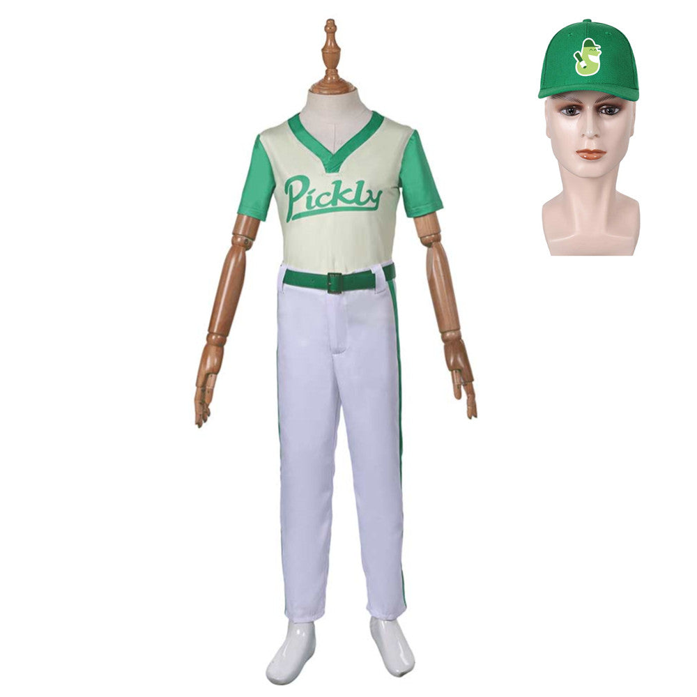 Kids Children Win Or Lose (2025) Jersey Green Baseball Softball Team Uniform Outfits Cosplay Costume