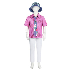 Kids Children Zootopia 2 Nick Pink Shirt Set Outfits Cosplay Costume