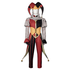 Kingdom Of Marionettes Jestyn Red Black Jester Clown Outfits Halloween Cosplay Costume