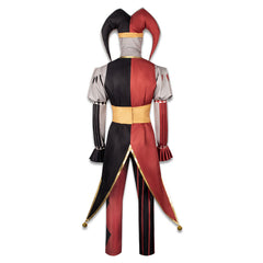 Kingdom Of Marionettes Jestyn Red Black Jester Clown Outfits Halloween Cosplay Costume