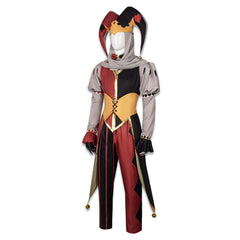 Kingdom Of Marionettes Jestyn Red Black Jester Clown Outfits Halloween Cosplay Costume