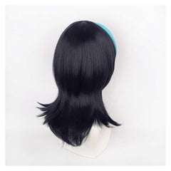 Kirara Hoshi Black Blue Cosplay Wig Heat Resistant Synthetic Hair Accessories Props
