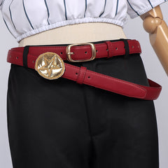 Kirara Hoshi White Top Black Trousers Set Outfits Cosplay Costume