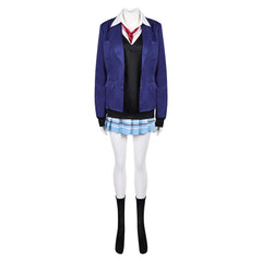 Kitagawa Marin Blue Black School Uniform Set Outfits Cosplay Costume 