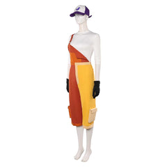 Knights Of Guinevere (2025) Frankie Yellow Overalls Set Outfits Cosplay Costume 