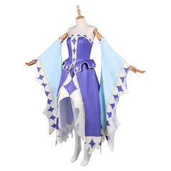 Knights Of Guinevere (2025) Gwen Purple Blue Dress Set Outfits Cosplay Costume 