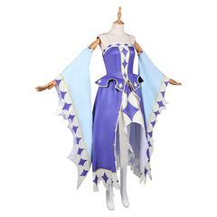 Knights Of Guinevere (2025) Gwen Purple Blue Dress Set Outfits Cosplay Costume 