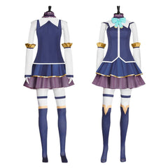 KonoSuba Season 3 (2024) Aqua Blue Dress Set Outfits Cosplay Costume