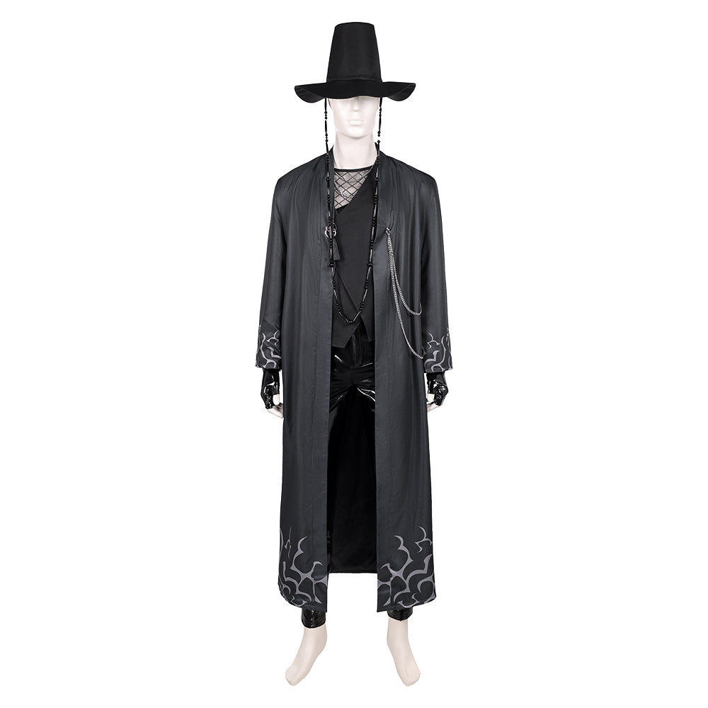 KPop Demon Hunters (2025) Abby Saja Boys Your Idol Black Full Set Outfits Cosplay Costume