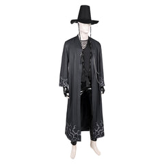 KPop Demon Hunters (2025) Abby Saja Boys Your Idol Black Full Set Outfits Cosplay Costume