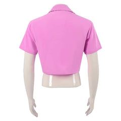 KPop Demon Hunters (2025) Abby Saja Pink Shirt Outfits Cosplay Costume 