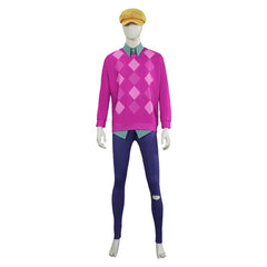 KPop Demon Hunters (2025) Baby Saja Pink Top Blue Trousers Set Outfits Cosplay Costume