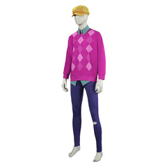 KPop Demon Hunters (2025) Baby Saja Pink Top Blue Trousers Set Outfits Cosplay Costume