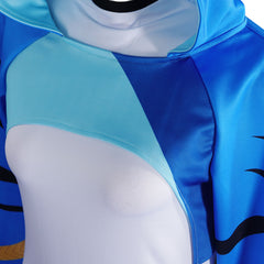 KPop Demon Hunters (2025) Blue Derpy Tiger Hoodie Jacket Set Outfits Cosplay Costume 