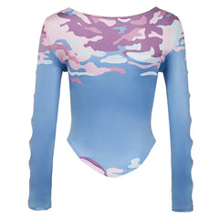 KPop Demon Hunters (2025) Celine Blue Top Stage Outfits Cosplay Costume 