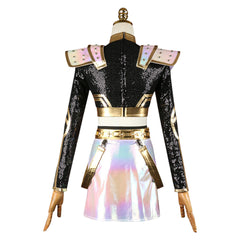 KPop Demon Hunters (2025) Golden Zoey Black White Outfits Cosplay Costume