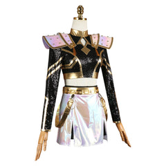 KPop Demon Hunters (2025) Golden Zoey Black White Outfits Cosplay Costume