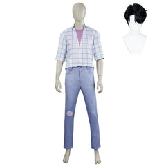 KPop Demon Hunters (2025) Jinu Saja White Shirt Trousers Set Cosplay Costume