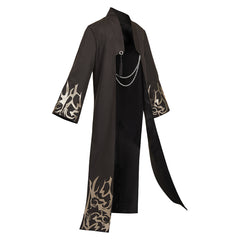 KPop Demon Hunters (2025) Jinu Your Idol Saja Boys Black Robe Only Cosplay Costume 