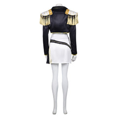 KPop Demon Hunters (2025) Mila Golden Black White Set Outfits Cosplay Costume 
