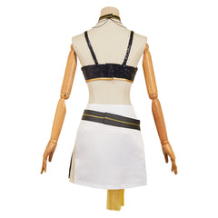 KPop Demon Hunters (2025) Mira Black Top Skirt Set Outfits Cosplay Costume 