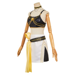 KPop Demon Hunters (2025) Mira Black Top Skirt Set Outfits Cosplay Costume 