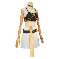 KPop Demon Hunters (2025) Mira Black Top Skirt Set Outfits Cosplay Costume 