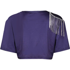KPop Demon Hunters (2025) Mira Blue Shirt Crop Top Cosplay Costume
